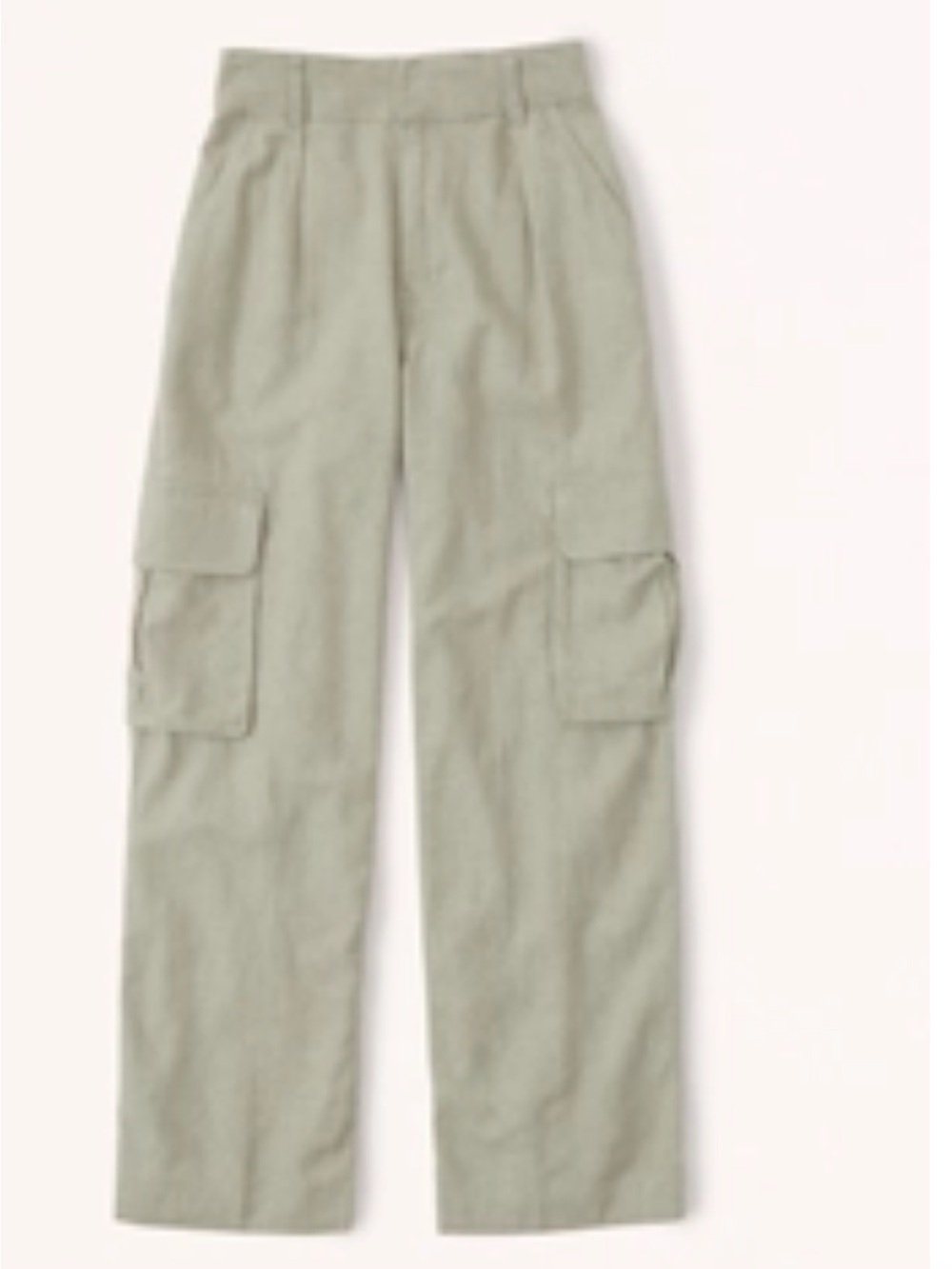 Abercrombie & Fitch Sage Green Cargo Trousers